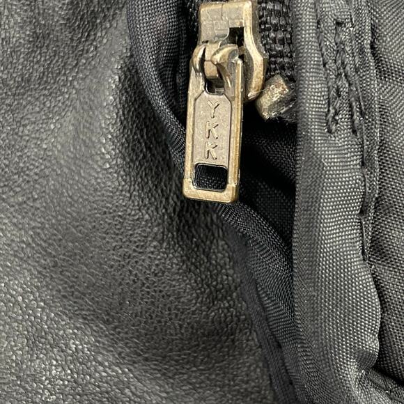 Wilson Thinsulate Women's Vtg. Leather Moto Jacket, Black, Sz. M 80s 90s *FLAW* - Picture 7 of 14